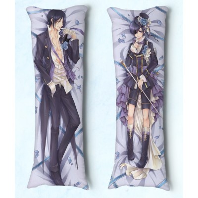 Travesseiro Dakimakura kuroshitsuji Sebastian e Ciel